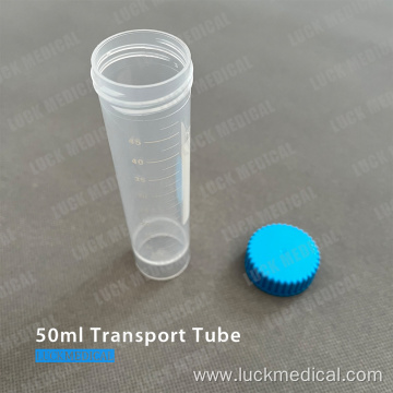 PC Plastic Transport Tube 50ml Lab Use